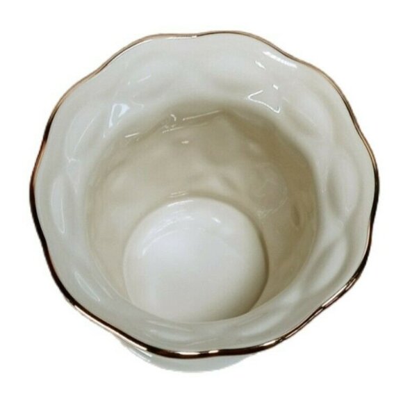 Lenox Beaded Candle Holders Gold Trim Set Of 3 Decorative Accents - Picture 7 of 9